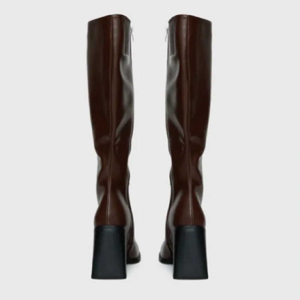 Renzo Knee-High Boots Brown - Picture 5 of 12